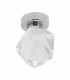 Ore Integrated LED Semi Flush Ceiling Light Chrome 360LM 3000K