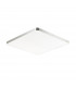 Sierra Square Integrated LED Panel Silver 4000K 6000lm
