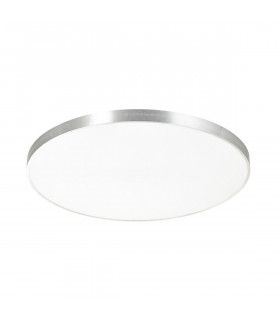 Sierra Round Integrated LED Panel Silver 4000K 6000lm