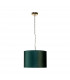 Inga Cylindrical Pendant Ceiling Light Green 1x E27