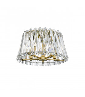 Mirabell Crystal Ceiling Light Gold 5x E14