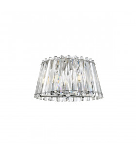 Mirabell Crystal Ceiling Light Chrome 5x E14