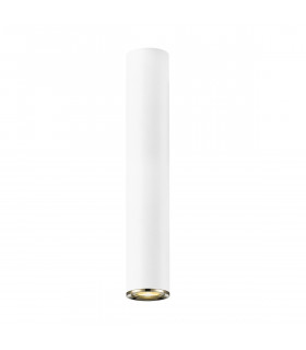 Loya Medium Surface Mounted Downlight Matt White French Gold 1x GU10