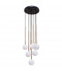 Ali Cluster Pendant Ceiling Light Black 7x G9