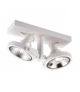 Master Twin Ceiling Spotlight White 2x GU10/ES111