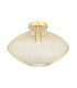 Orion Semi Flush Ceiling Light Gold 1x E27