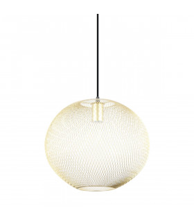 Orion Dome Pendant Ceiling Light Gold 1x E27