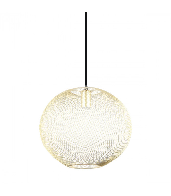 Orion Dome Pendant Ceiling Light Gold 1x E27
