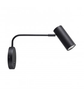 Tubo Reading Light Black 1x GU10