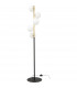 Ali Multi Arm Floor Lamp Black Gold 5x G9