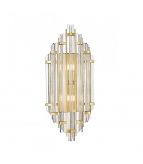 Alexandria Wall Lamp Gold Glass 2x G11