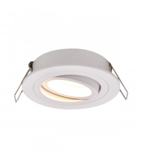 Rondoo Round Recessed Downlight White 1x GU10