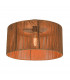 Maori Cylindrical Ceiling Light Black 1x E27