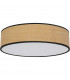 Maori Cylindrical Ceiling Light Black White 2x E27