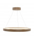Oak Integrated LED Pendant Ceiling Light Wood 3870lm 3000K