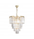 Amedeo Pendant Ceiling Light Gold 10x E14