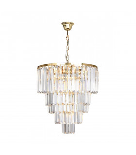 Amedeo Pendant Ceiling Light Gold 10x E14
