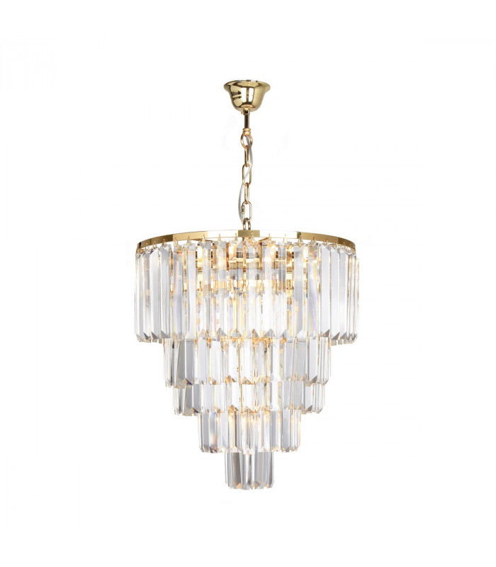 Amedeo Pendant Ceiling Light Gold 10x E14
