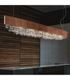 Ola Ceiling Large 160cm Island Glass Pendant - 1