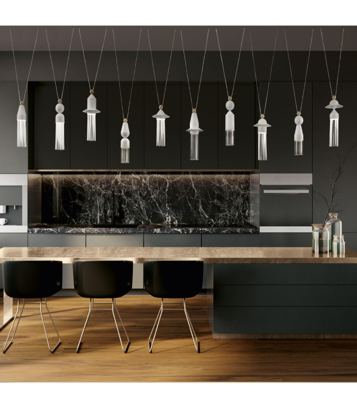 Masiero Dimore Nappe Ceiling Large Multi Pendant LED - 1