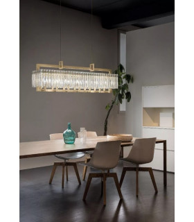 Crek Ceiling Large 123cm Bar Pendant - 2