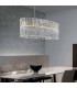 Vegas LED Glass Bar Pendant Champagne Leaf - 1