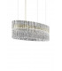 Vegas LED Glass Bar Pendant Champagne Leaf - 3