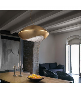 Blink Suspension LED Cut Crystal Ceiling Pendant - 1