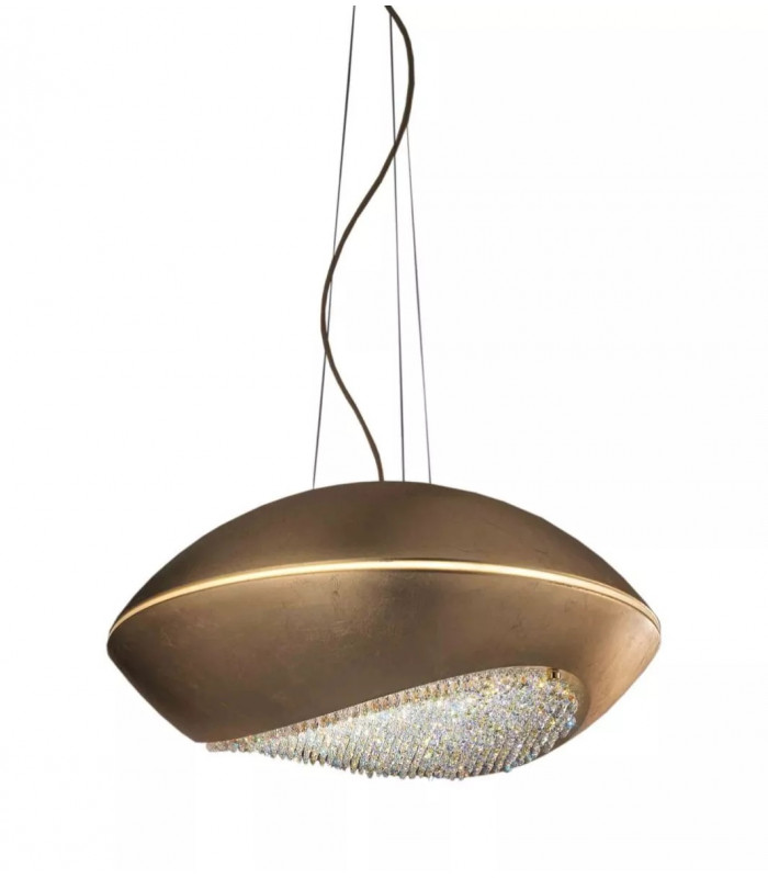 Blink Suspension LED Cut Crystal Ceiling Pendant - 3
