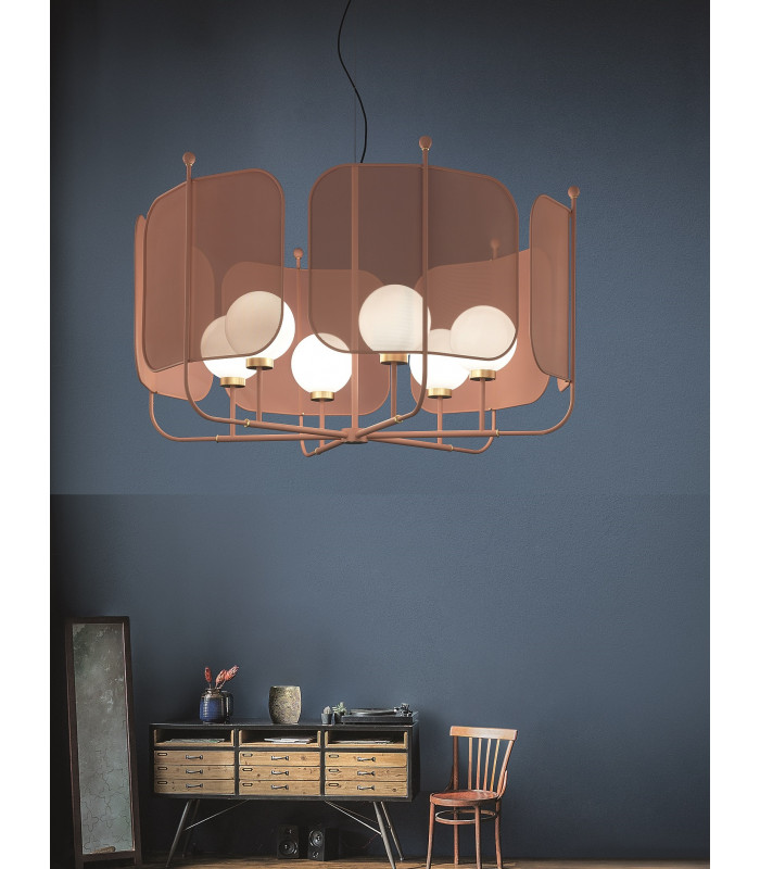 Papilio Ceiling Large 135cm Pendant Antique Pink - 1