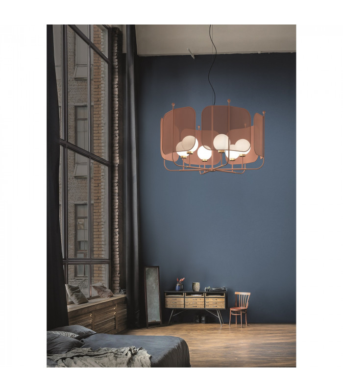 Papilio Ceiling Large 135cm Pendant Antique Pink - 2