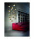 Masiero Dame Composition LED Pendant Aluminium Frame Gold Finish - 1