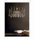 Chic 12 Arm Pendant Gold Leaf Coloured Crystal Pendants - 1