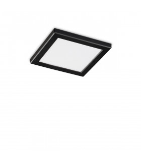 AURA Square LED Recessed Downlight Black 4000K Non-Dim