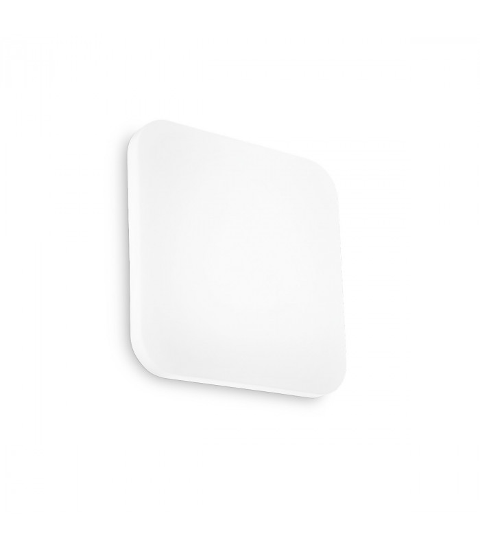 CLARA Square LED Flush Ceiling Light White 3000K Non-Dim