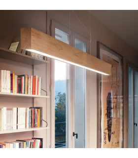 CRAFT Integrated LED Pendant Ceiling Light Wood 3000K Non-Dim-2
