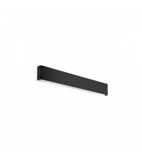 DELTA 61cm Integrated LED Wall Lamp Black 3000K