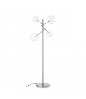 EQUINOXE 4 Light Multi Arm Floor Lamp Chrome