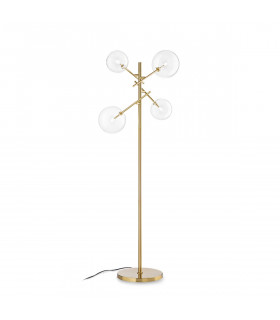 EQUINOXE 4 Light Multi Arm Floor Lamp Brass-1