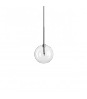 EQUINOXE 15cm Globe Pendant Ceiling Light Chrome