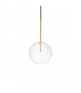 EQUINOXE 20cm Globe Pendant Ceiling Light Brass