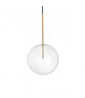 EQUINOXE 25cm Globe Pendant Ceiling Light Brass