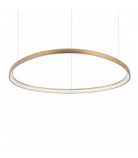 GEMINI 105cm Integrated LED Pendant Ceiling Light Brass 3000K