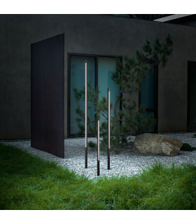 JEDI 80cm LED Outdoor Bollard Black 3000K IP65 Non-Dim-2