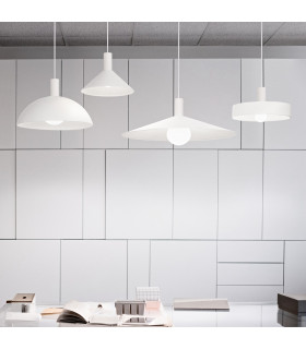 MIX Round Slim Pendant Ceiling Light White-2
