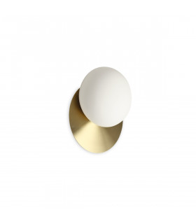 NINFEA Round Flush Wall Lamp Brass-1