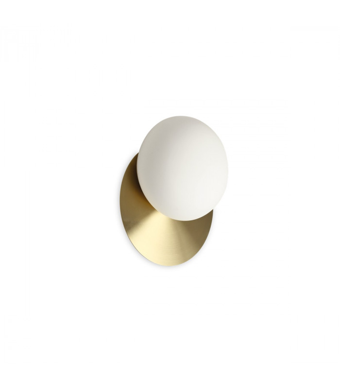 NINFEA Round Flush Wall Lamp Brass-1