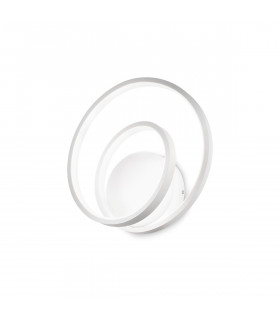 OZ Dimmable Swirl Integrated LED Wall Lamp White 3000K-1