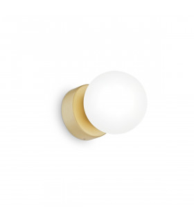 PERLAGE Wall Lamp Brass With Glass Shade