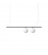 PERLINE 2 Light Bar Pendant Ceiling Light Black